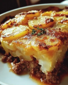 Gratin de Pommes de Terre et Bœuf Haché Gratin de Pommes de Terre et Bœuf Haché