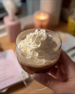 Mousse au chocolat blanc