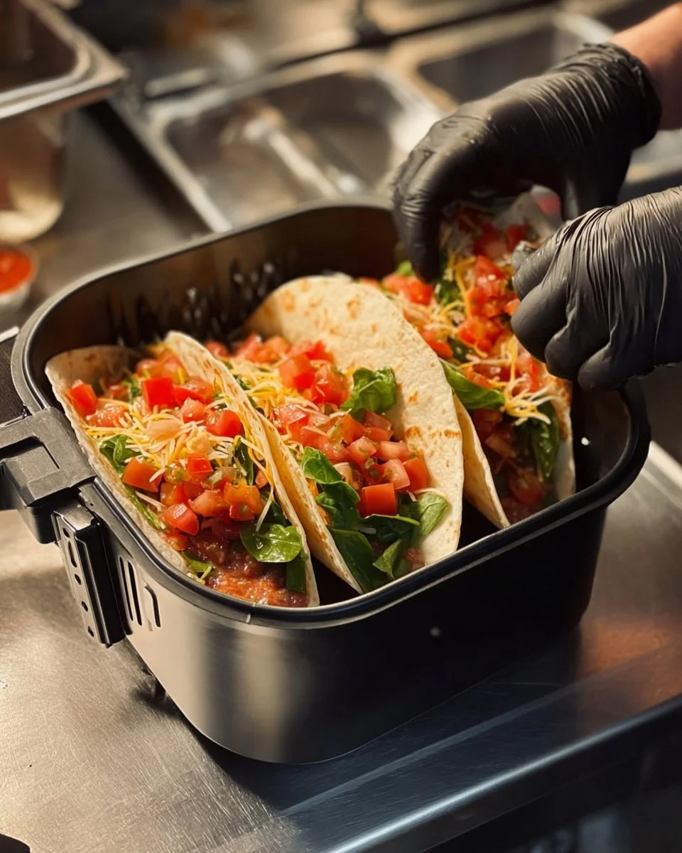 Omelette préparée à l'Airfryer pour le petit-déjeuner