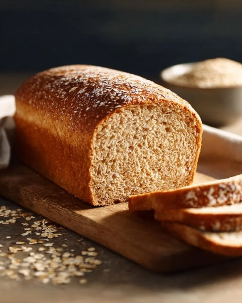 Pain sans gluten aux flocons d’avoine et au miel, délicieux et nutritif