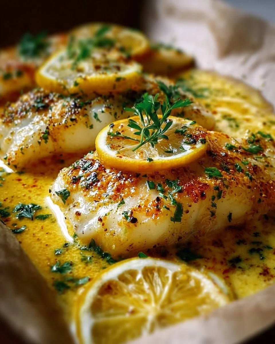 Recette de poisson au four avec sauce moutarde citronnée