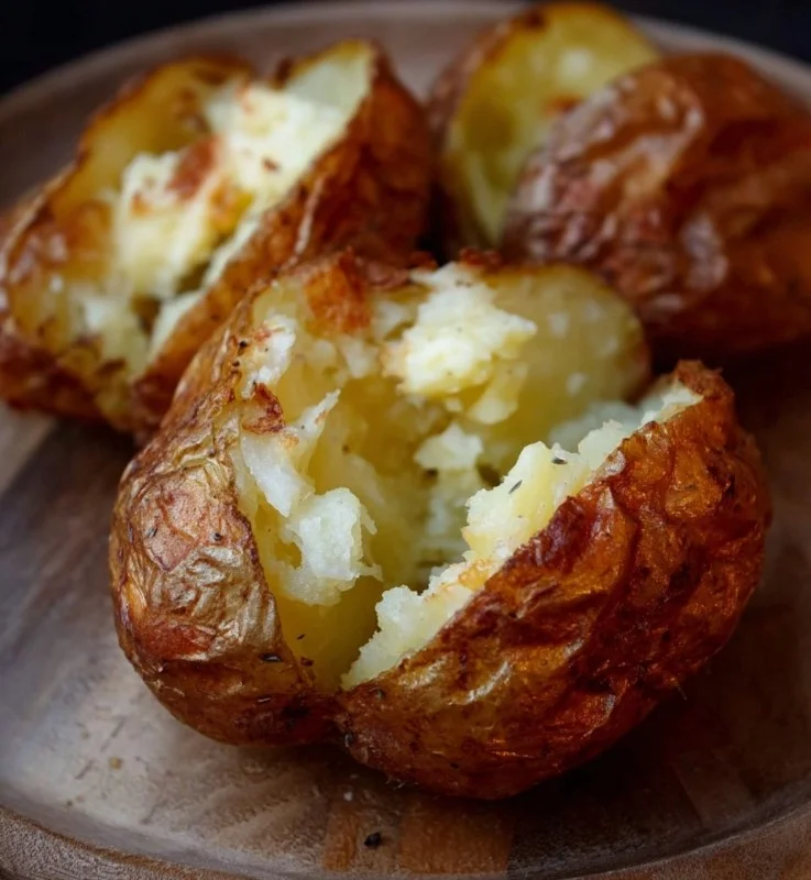 Pommes de terre en veste à la friteuse à air