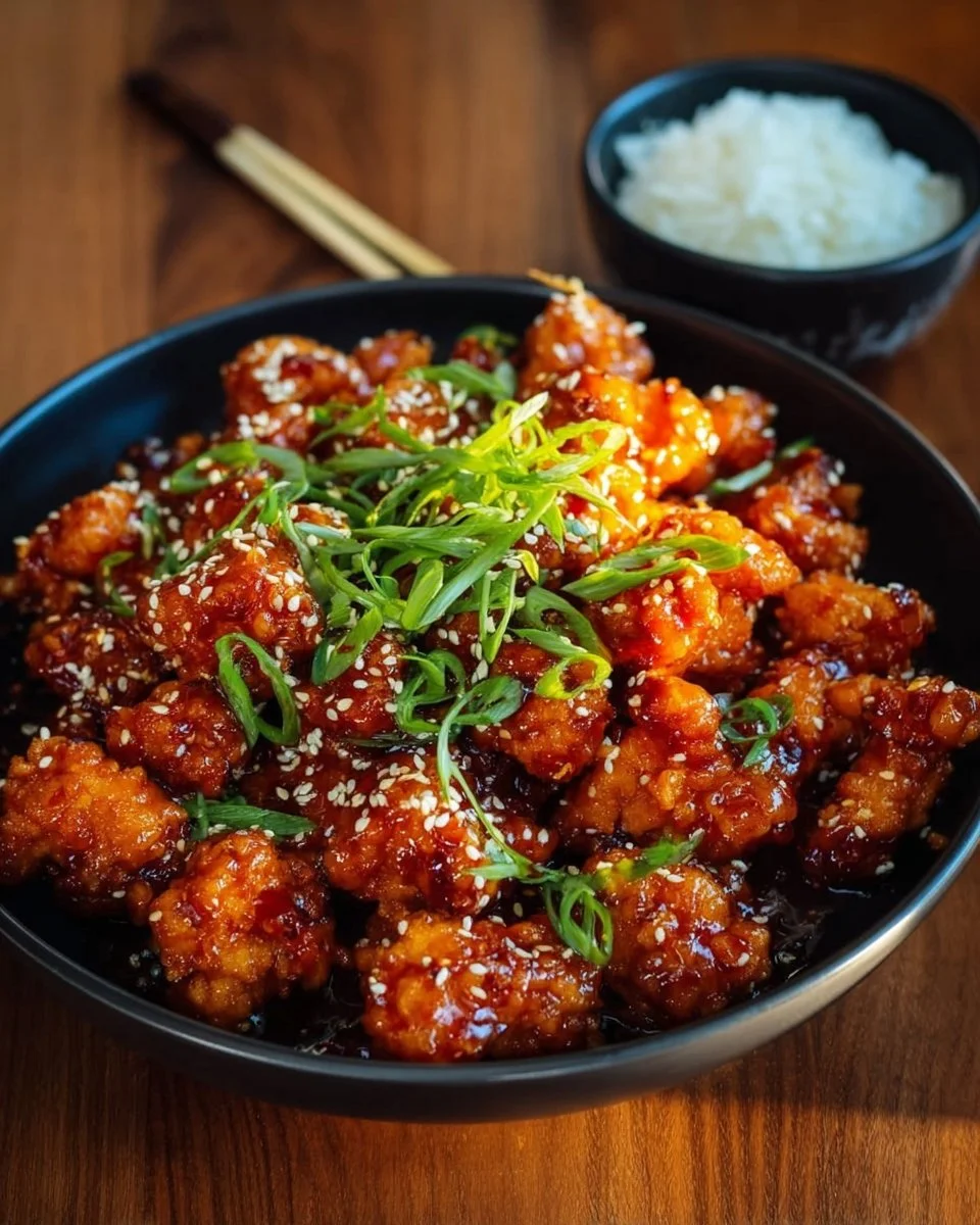 Recette de Poulet Coréen Sain avec des ingrédients frais et savoureux