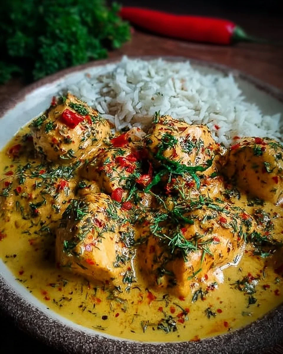 Recette de Poulet Crème savoureuse et crémeuse, idéale pour un dîner en famille.