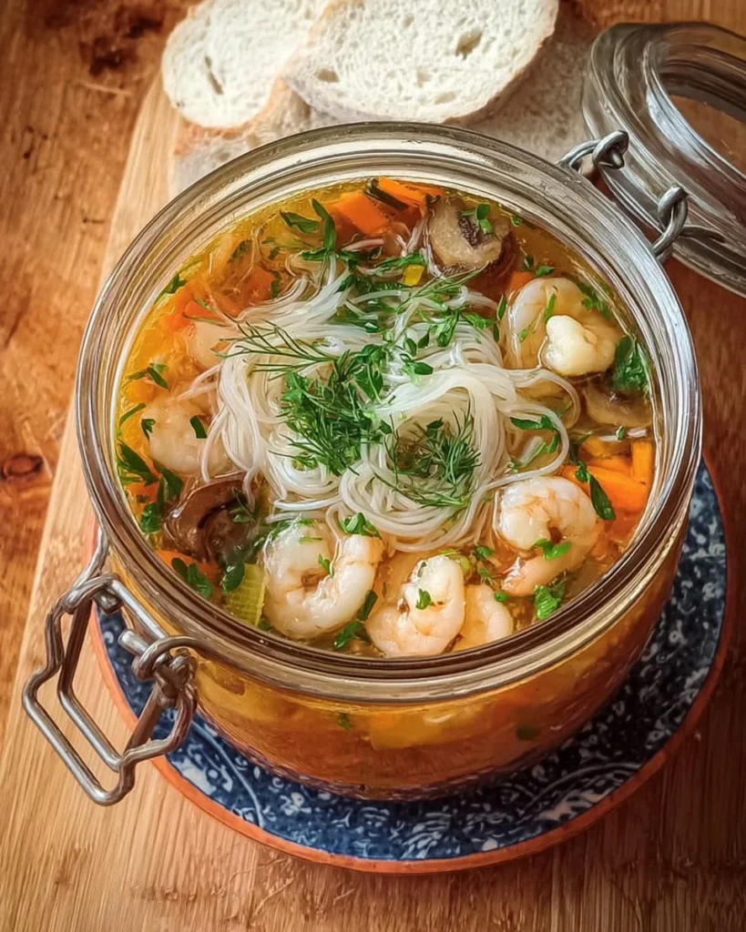 Soupe de Crevettes et de Légumes