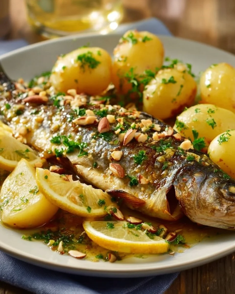 Recette de truites aux amandes faciles et rapides avec des ingrédients savoureux.