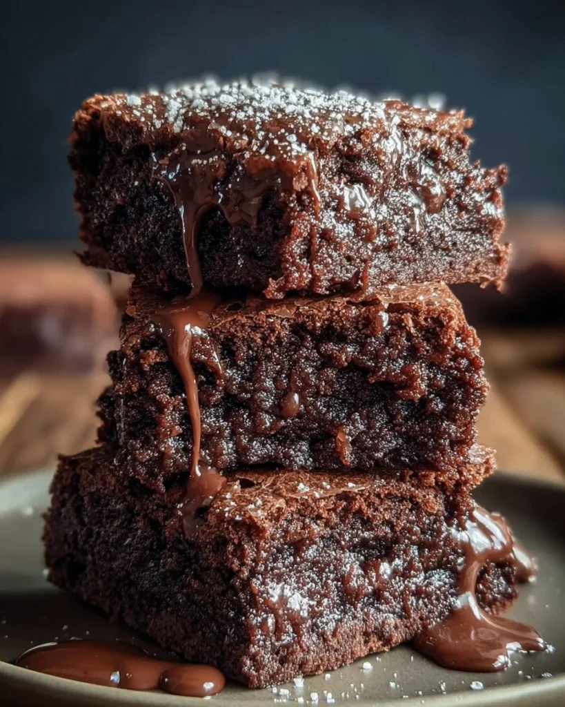 Brownies moelleux au triple chocolat