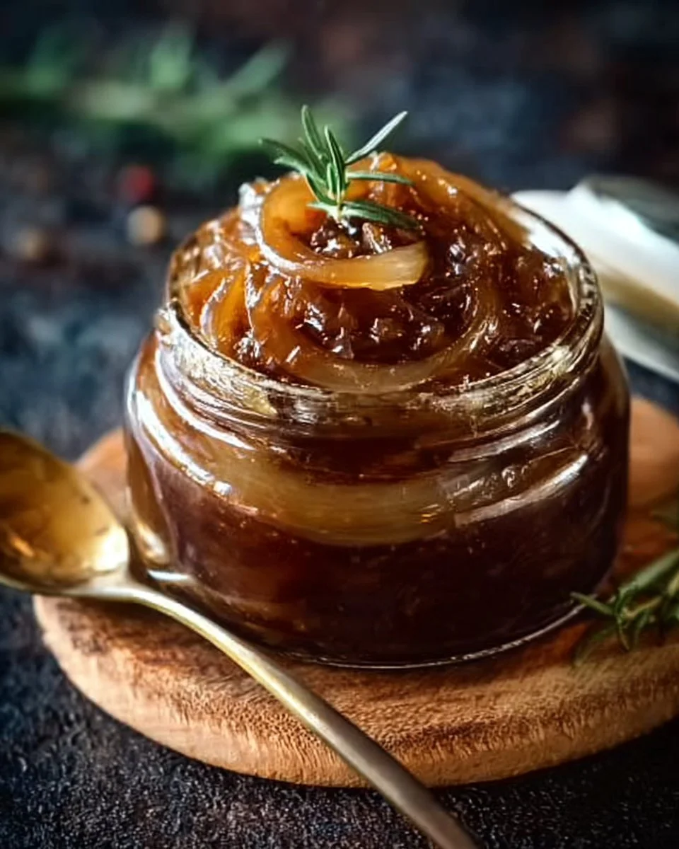 Confit d'oignons au vinaigre balsamique, un délice sucré à déguster