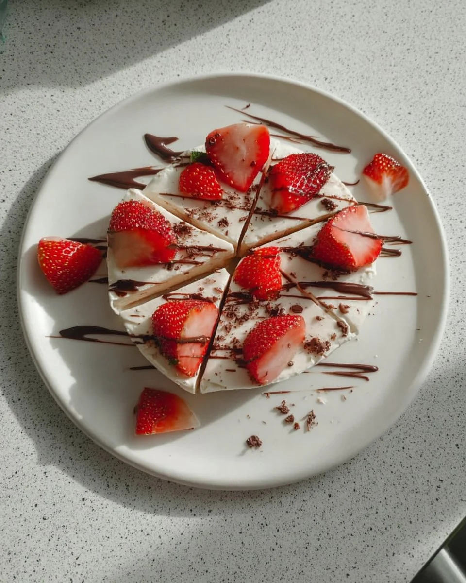 Bark au yaourt avec des fraises fraîches, une recette sucrée et gourmande