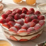 Charlotte aux Fraises façon Tiramisu, un délicieux dessert aux fraises