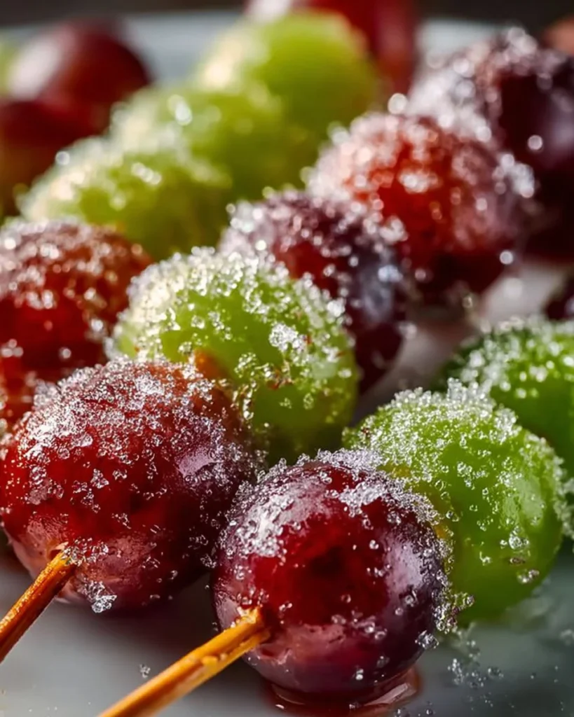 Raisins glacés au sucre de citron vert
