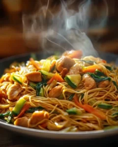 Wok de Poulet aux Nouilles et Légumes — Délicieusement Rapide ! Wok de Poulet aux Nouilles et Légumes — Délicieusement Rapide !