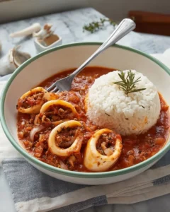 Encornets farcis à la sétoise