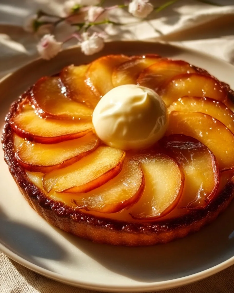 Flan aux pommes et au yaourt, un dessert crémeux et gourmand