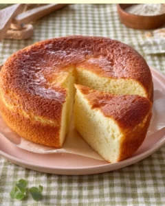 Gâteau au lait chaud