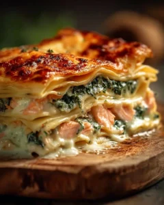 Lasagnes au Saumon et aux Épinards Lasagnes au Saumon et aux Épinards