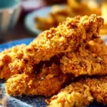 Tenders Croustillants KFC faits maison avec une croûte dorée et croustillante