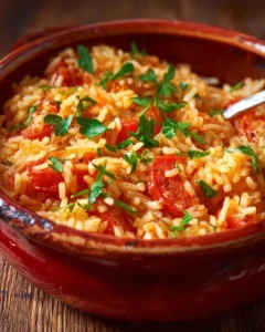 Riz à la tomate à la façon de grand-mère : un réconfort irrésistible