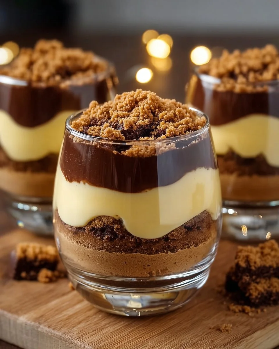 Verrines de tiramisu poire, Nutella et spéculoos pour un dessert gourmand