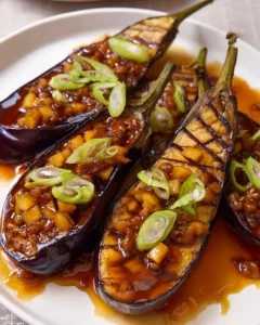 Aubergines snackées