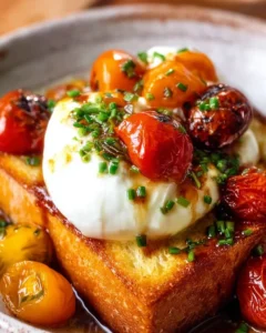 Brunch de brioche garnie de burrata