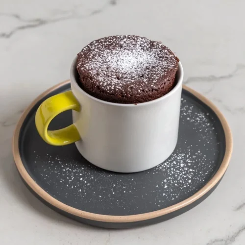 Mug Cake au Chocolat, dessert rapide et facile à préparer