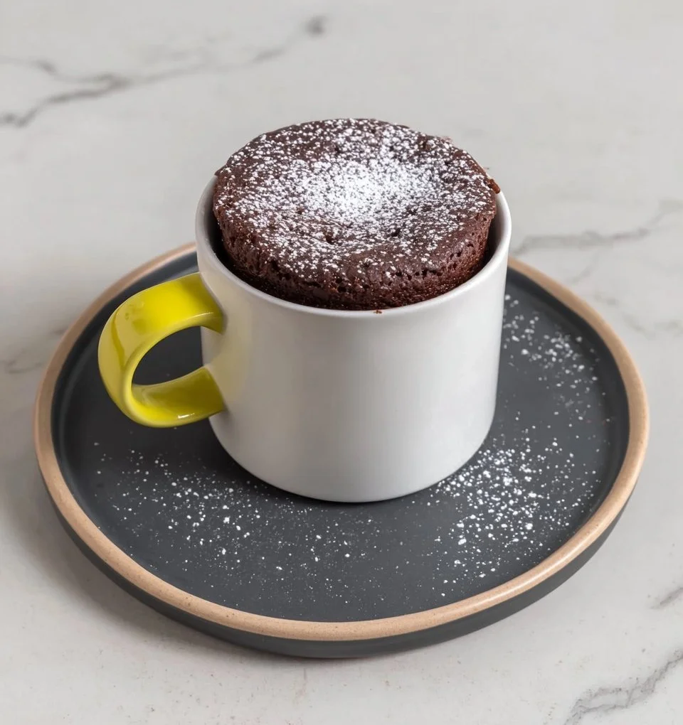 Mug Cake au Chocolat, dessert rapide et facile à préparer