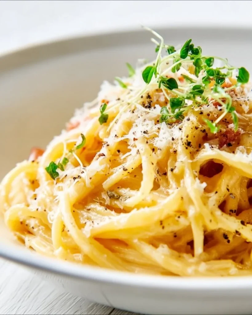 Recette de Carbonara crémeuse