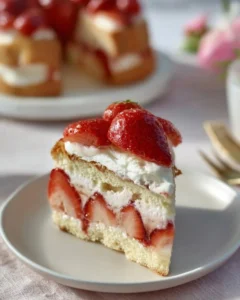 Recette de charlotte aux fraises