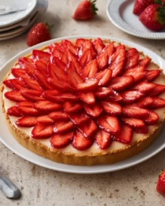 Recette de tarte aux fraises
