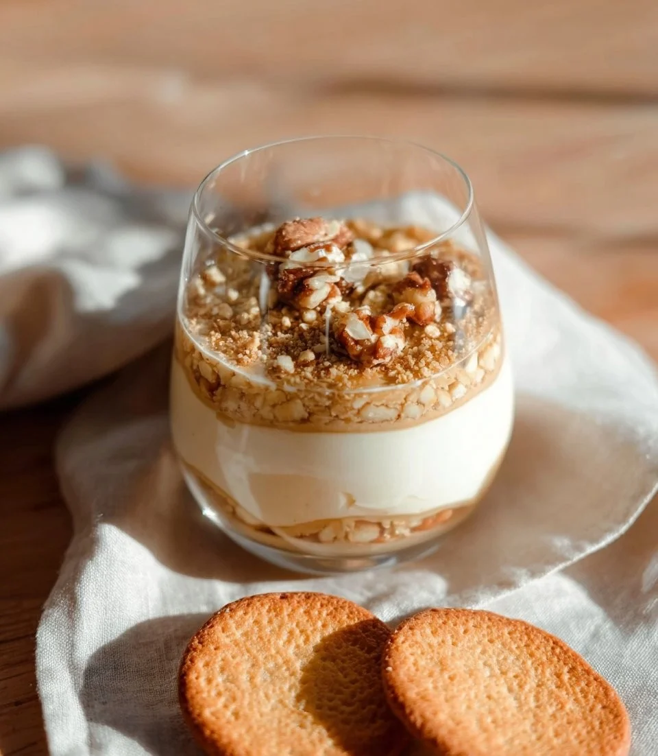 Verrines pommes-poires, un dessert gourmand et frais à déguster.