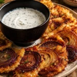 Bouchées d'oignons crousti-parmesan gourmandes et croustillantes