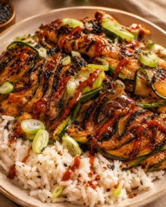Brochettes de courgettes faciles Brochettes de courgettes faciles