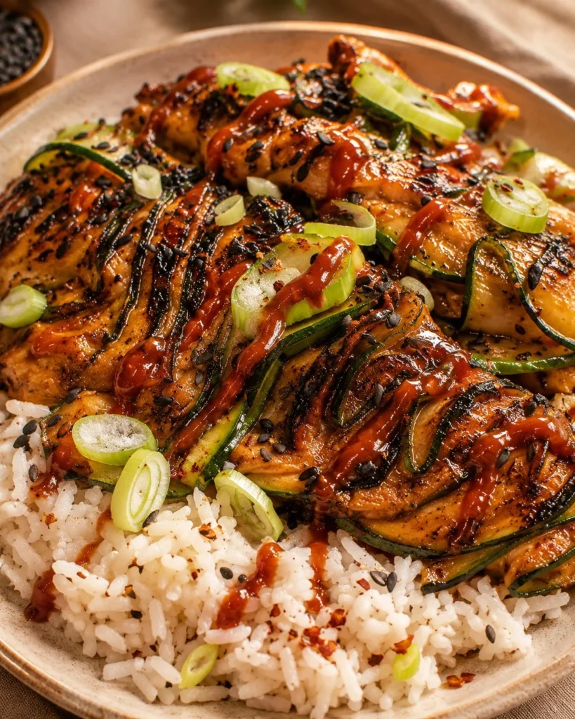 Brochettes de courgettes faciles