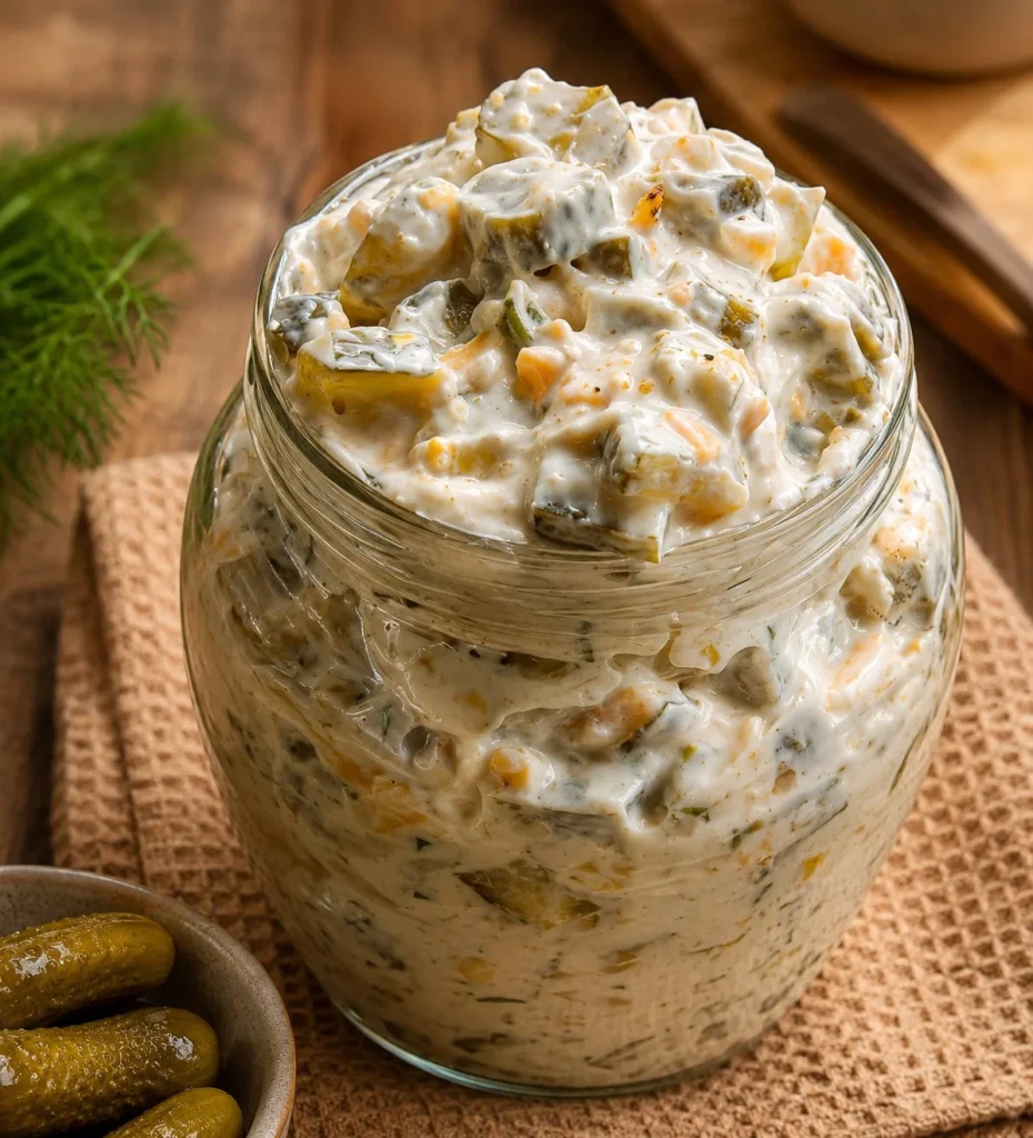 Dip de cornichons rapide et facile