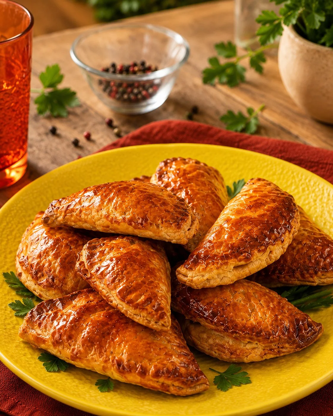Empanadas au bœuf et au sumac, préparation alléchante et savoureuse.