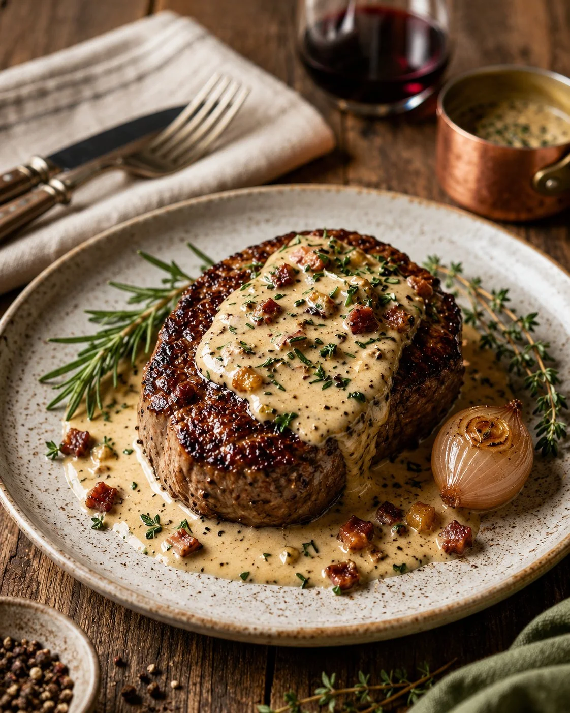 Filet de Bœuf à la Crème aux Échalotes, un plat délicieux et élégant