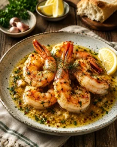 Gambas au Beurre d&rsquo;Ail – Poêlée
