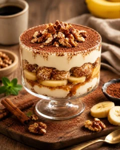 Tiramisu au caramel beurre salé et pommes poêlées