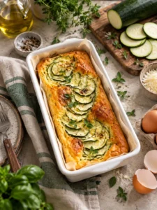 Accueil 3 Gâteau de courgette au parmesan et basilic