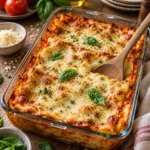 Lasagnes végétariennes aux aubergines et sauce béchamel délicieuses